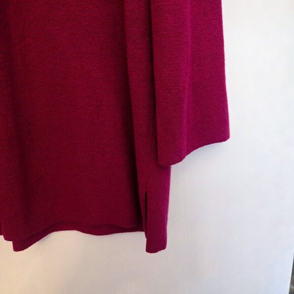 Chico's raspberry L/S sweater‎ Size 2/L - Picture 2 of 4
